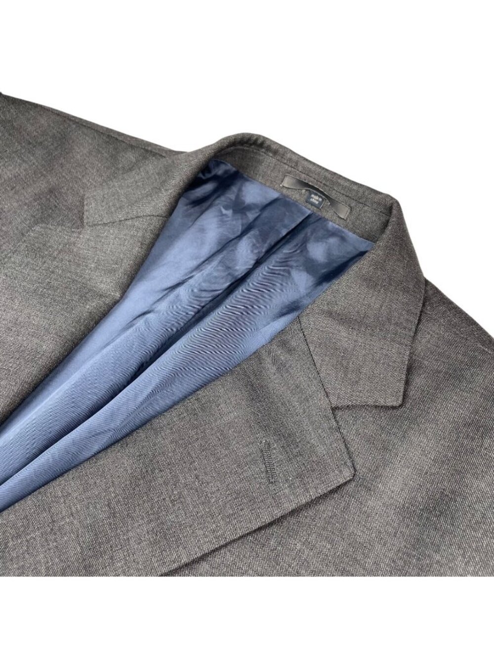SuitSupply Men's Vitale Barberis Wool 2-Button Surgeons Cuffs Blazer Gray • 46R